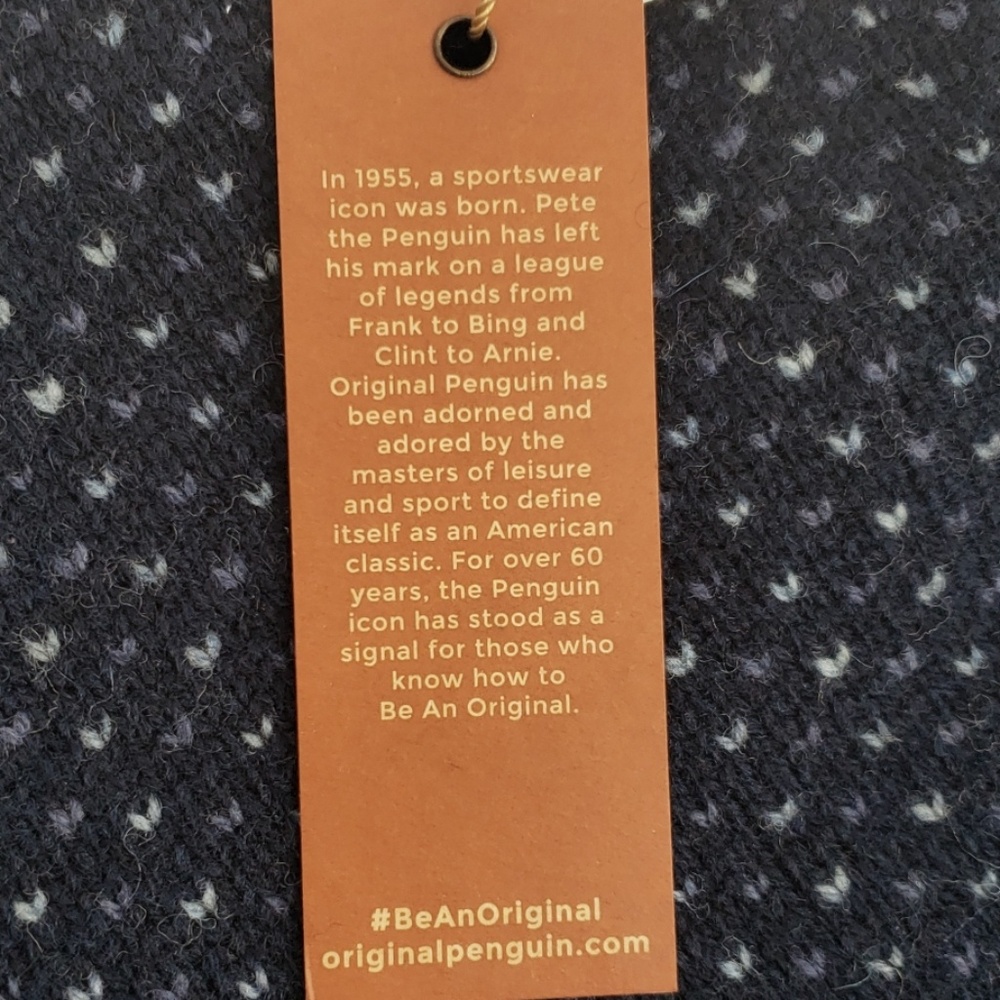 NWT, The Original Penguin Wool Blend Sweater - Picture 7 of 8